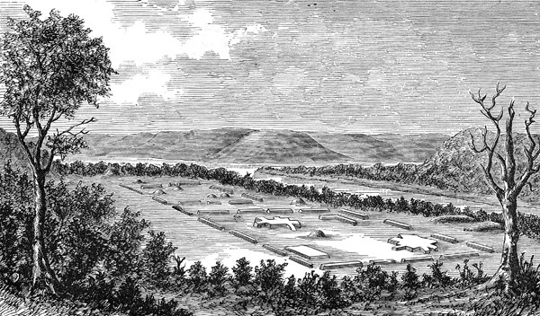 Prehistoric Indian Mounds at Marietta Ohio